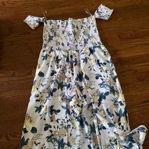 Altar’d State Lilac Romper with Train